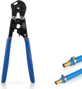Efield 445000952905 2-in-1 Pex Ratchet Cinch Crimping Tool With Removing Function For Stainless Ste