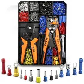 70196 Elead 1188-piece Ferrule Crimping And Stripping Tool Kit Awg 23-7 0.25-10 Mm