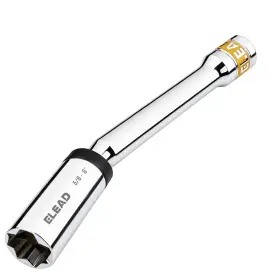 E70147 Elead 5/8 Inch Swivel Magnetic Spark Plug Socket 3/8 Drive X 6 Total Length Thin Wa