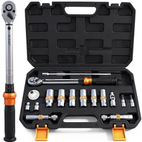 E70152 Elead 16piece Magnetic Spark Plug Socket Set 3/8 Inch Drive Swivel Removal
