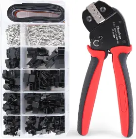 Electric Co. Ltd 445022374341 Jst Connector Kit With Open Barrel Crimper - 590pcs Jst-sm Included Awg 24