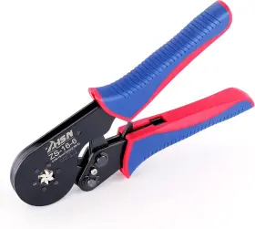 Electric Co. Ltd 445042184166 Wire Ferrule Crimping Tool - 16-6 Square Jaw Pliers Self-adjustable R