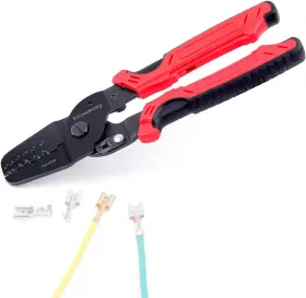 Kn-2818 Electric Co. Ltd Jst Crimper And Micro Open Barrel Crimping Tool - Works On Awg28-20 0.08-0.5mm
