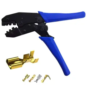 78bwheatclmp Electronix Express Durable Ratcheting Crimper For Non-insulated Or Open Barrel Terminals 20-18