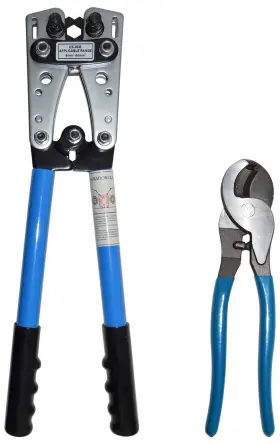 78elpli Electronix Express Battery Cable Lug Wire Crimper And Cutter For 1 2 4 6 8 10 Awg Professio