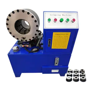 Machine1 Eqcotwea T056314 Electric Hydraulic Hose Crimping Machine1/4 Inch -2 Steel/oil Pipe 220v/3ph