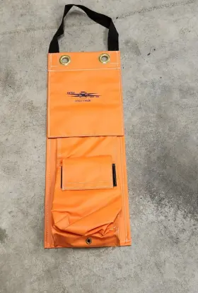 1861-hus Estex Huskie Lineman Inline Compression Orange Tool Holder Bag New Usa