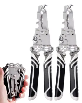 Igo0540dfbaus Faitio 18 In 1 Foldable Ire Stripper Crimper Multifunctional Folding Wire Stripp Inch