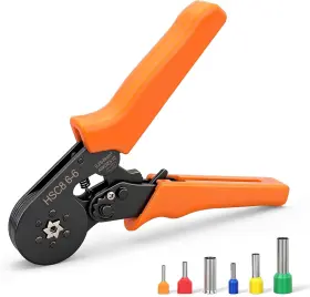 Hsc8 Fasen Tools 744759495037 Baomain 6-6 Self-adjustable Crimping Tool - Hexagonal 6-sided Crimps Fo