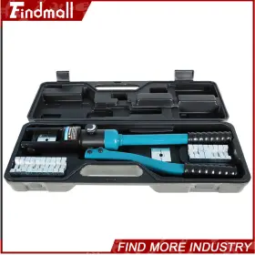 13mold Findmall 615628 16t Hydraulic Clamp Wire Crimper Battery Cable Crimping Tool New