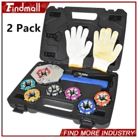 615758 Findmall 2 Set Hydraulic Crimper A/c Hose Crimping Tools
