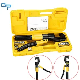 Gre49635 Findmall 6mt Hydraulic Crimper Crimping Tool With 8 Dies Wire Battery Cable Lug Terminal