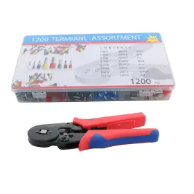 In4530006al Findmall Awg 23-7 Ferrule Crimping Tool Kit With 1200pcs Self-adjustable Ferrel Crimper