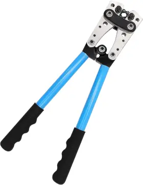 Wk-50bi Fivclok Battery Cable Lug Crimping Tool - Wire Crimper For Heavy Duty Lugs Bat