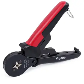 Hsc8 Flytuo 611138616737 Wire Ferrule Crimping Tool For Awg2810 Mini 64a Selfadjustable Ratchet Crim