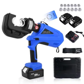 Foundgo Hccez40001 Electric Hydraulic Cable Lug Crimping Pliers 12 Ton Terminal W