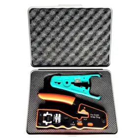 Gaobige 766330621826 Network Tool Kit Rj45 Crimper With A Pass Through Crimp Wire