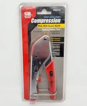 Com-310 Gardner Bender New Gb Compression Cable Crimper Tool Rg6 Quad Rg59