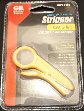 Gtp5-3100 Gardner Bender Cat 3/5 Utp/stp Cable Stripper Yellow
