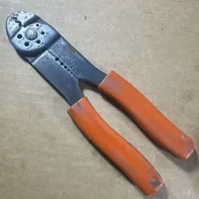 8176 Gc Electronics Crimper Wire Cutting Stripper Pliers Tool 8 Inch Red No