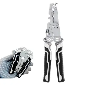 Gedeuban 731041119436 Portable 18 In 1 Multifunctional Wire Stripper And Foldable Crimper Quickmech
