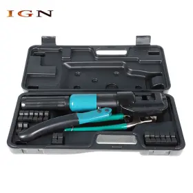 Ign2035964 Genrics 6 Mt Hydraulic Pliers Set With 9 Dies And Cable Crimper Crimping Tool