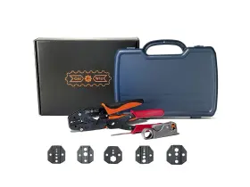 G-khqc1 Gizwiz Professional All-in-one Rf Coax Quick Change Tool Kit Crimper Cutter Stripper