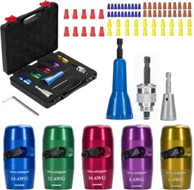 Gjoyny 716841005561 Wire Stripping For Drill Twister Tool 14/12/10/8/6 Awg 8 In