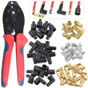 G-1000 Glarks 25pcs Ratchet Spark Plug Wire Crimper And 180 Degree/90 Degree/straight