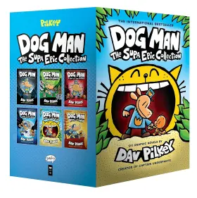 At3637 Goplus Dog Man The Supa Epic Collection #1-6 Box Set