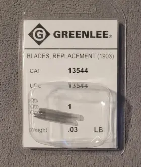13544 Greenlee Replacement Blades For 1903 Cable Stripping Tool - Free Shipping