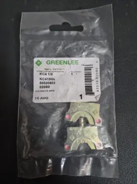 50020803 Greenlee 783310020806 New Genuine Kc4-1/0 Die Set Kc4 1/0 Awg Made In Germany