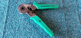 K30gl Greenlee Burndy Ridgid Thomas & Betts Wire Ferrule Crimper Square Face 26-10 Awg Preowned