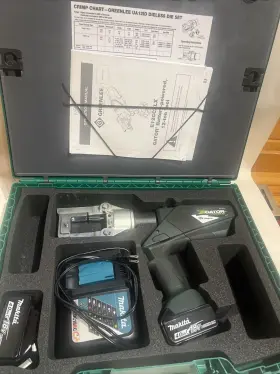 E12ccxlx Greenlee Gator 12 Ton 18v Lithium- Ion Crimping Tool Free Shipping