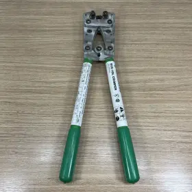 K05-1spgl Greenlee K05-1gl Crimper Tool #8-1/0 Cu Green Made In Germany