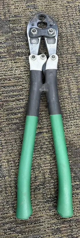 K425o Greenlee K4250 Manual Crimping Tool With D3 And O Die Grooves