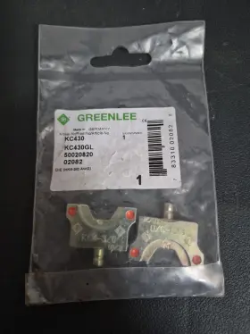 50020820 Greenlee Kc430 New Genuine Kc4-3/0 Die Set 3/0awg Made In Germany