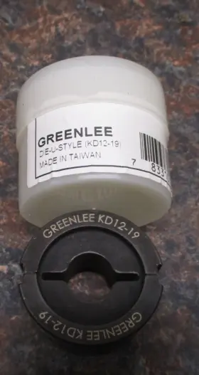 Kd12-19 Greenlee New Die U-style Crimping Crimper U243 Free Shipping