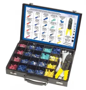 83-6540 Grote Pvc And Nylon Terminal Kit With Crimper Wire Ties 600 Pieces