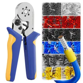 Haisstronica 313035264225 Ferrule Crimping Tool Kit Wire Ferrules Crimper With 1200pcs Ferrul