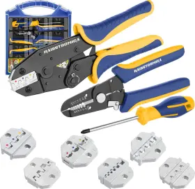 Haisstronica 726084407657 Crimping Tool Set - 6pcs Die For Heat Shrink Insulated Nyl
