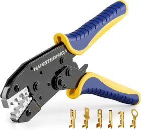 Hx1219 Haisstronica Crimping Tool For Non-insulated Open Barrel Terminals Receptacles A