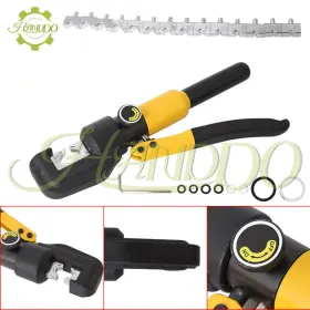 407007 Handdo 5 Pcs 6 Mt Hydraulic Crimper Wire Battery Cable Lug Terminal With 8 Dies
