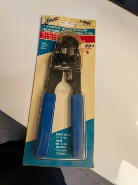 Ht-209 Hanlong C Crimping Tool Modular Plug Crimp Pliers Cut And Strip Multi Functional Used