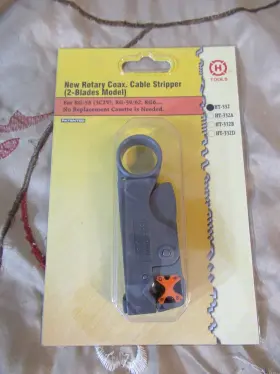 Ht-332 Hanlong Tools Rotary Coax Cable Stripper For Rg-58 3c2v Rg-59/62 Rg6 6qs 3c 4c