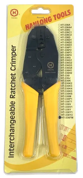 Ht-336fm Hanlong Tools Interchangeable Ratchet Crimper