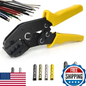 B0bwt1bbxg Hapden Aglet Crimping Tool And 160 Metal Shoelace Aglets Tips 3/4/4.5mm