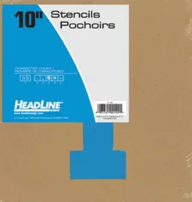 Headline Sign 083392001091 109 Stencil Set 10-inch Numbers 0-9