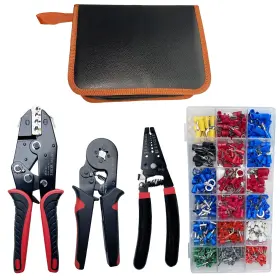 Dj22-4601 Highshion Crimping Pliers Wire Stripper Terminals Tools Kit 3 An