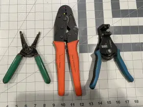 Hilitchi 717080686733 Professional Pin Crimping Tool And Wire Stripper Stripmaster